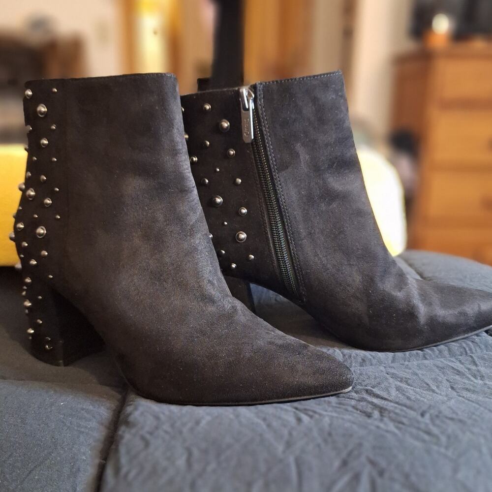 Circus by Sam Edelman Hannah Boots 8 Block Heel Embellished Going Out Evening